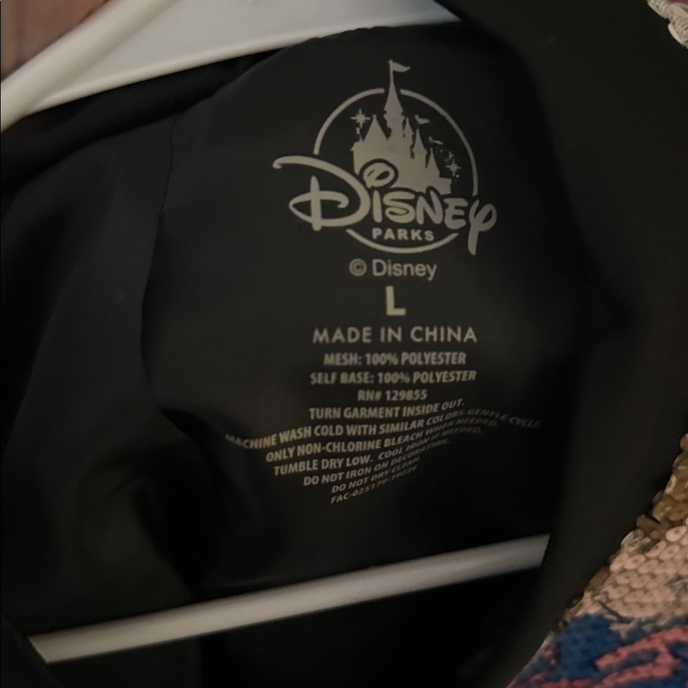 Disney Parks Classic Animated Sequin Bomber Jacket - Picture 3 of 3